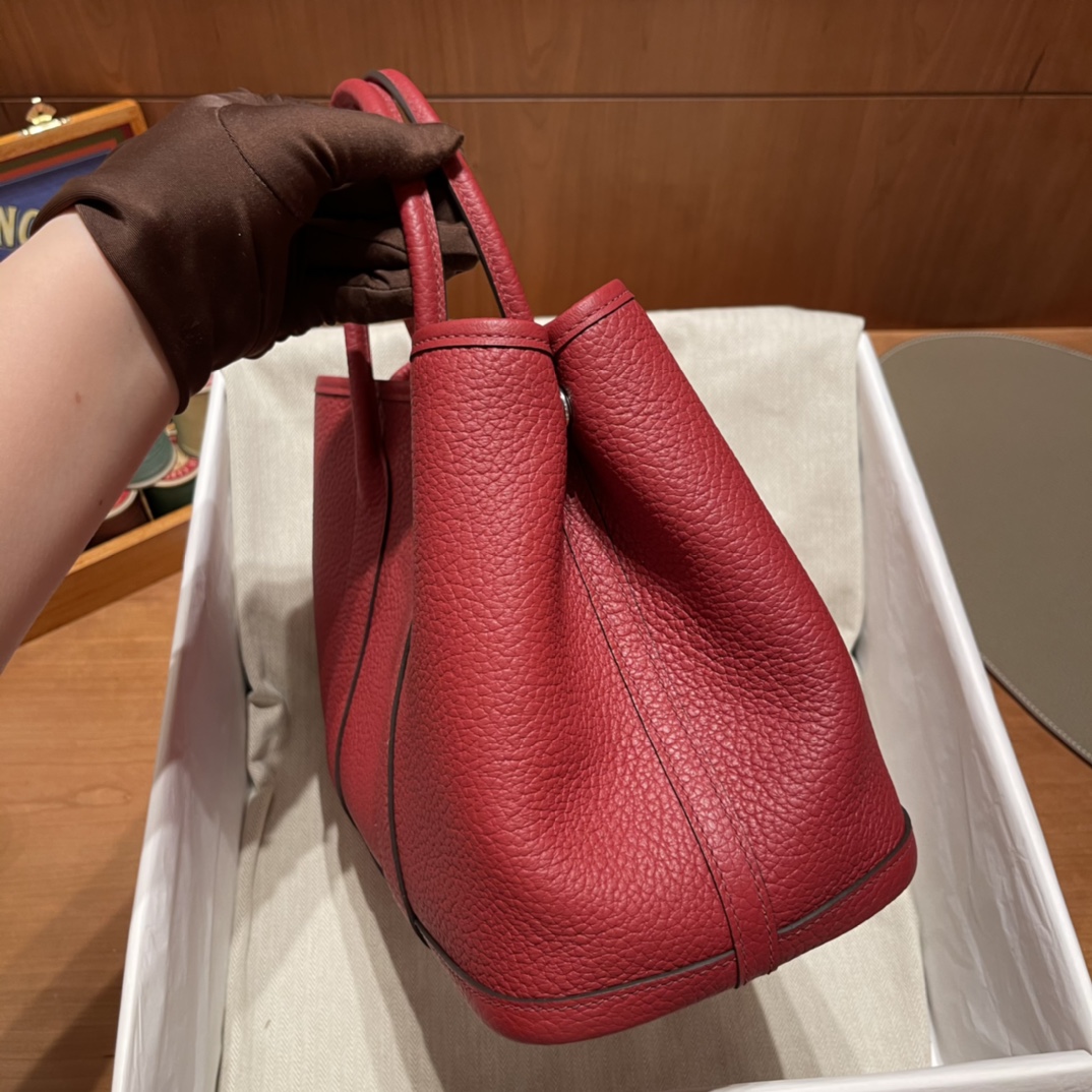 에르메스 가든파티30 레드 루즈 카사크